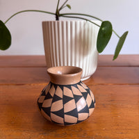 Native Basket and Clay Pot Ceramic Vase Sold Separately