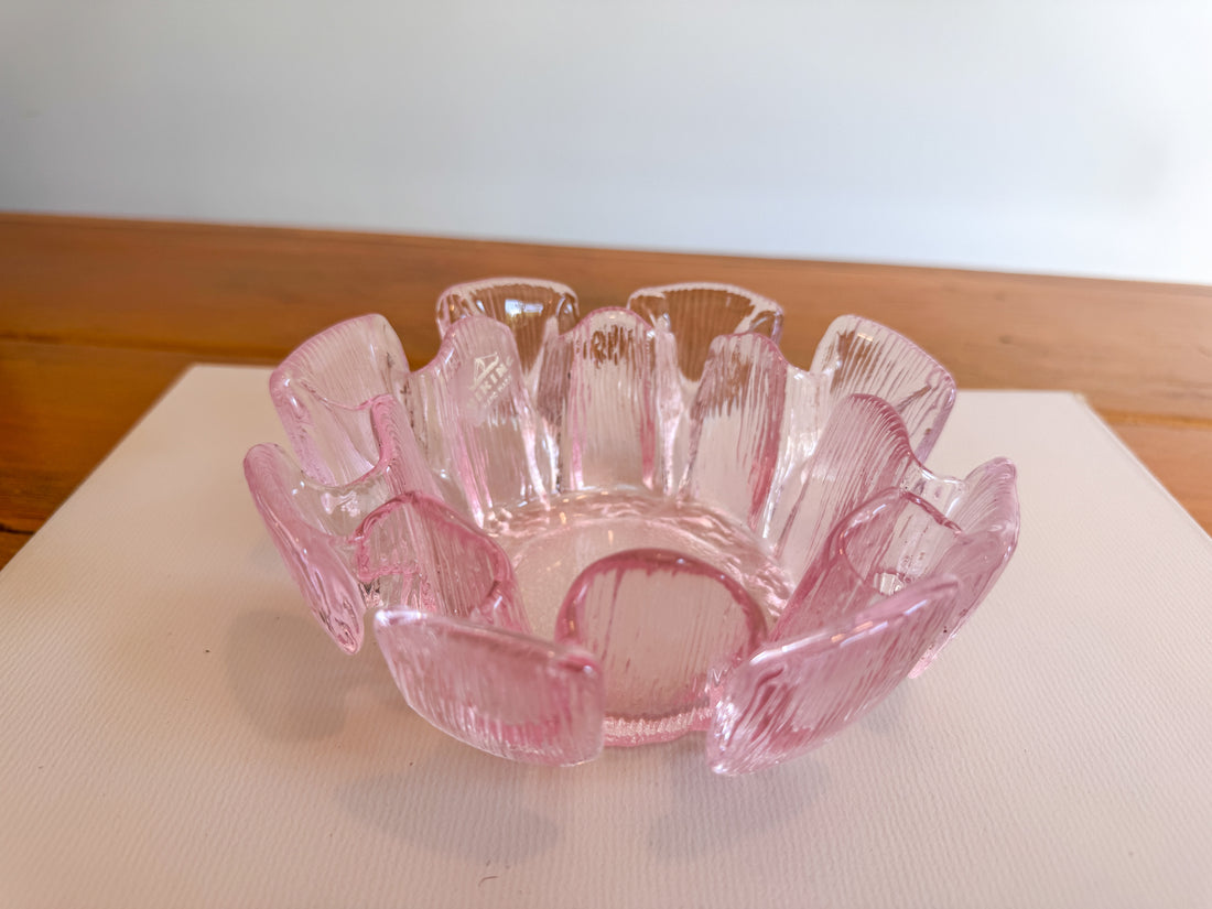 Viking Glass Pink Bowl