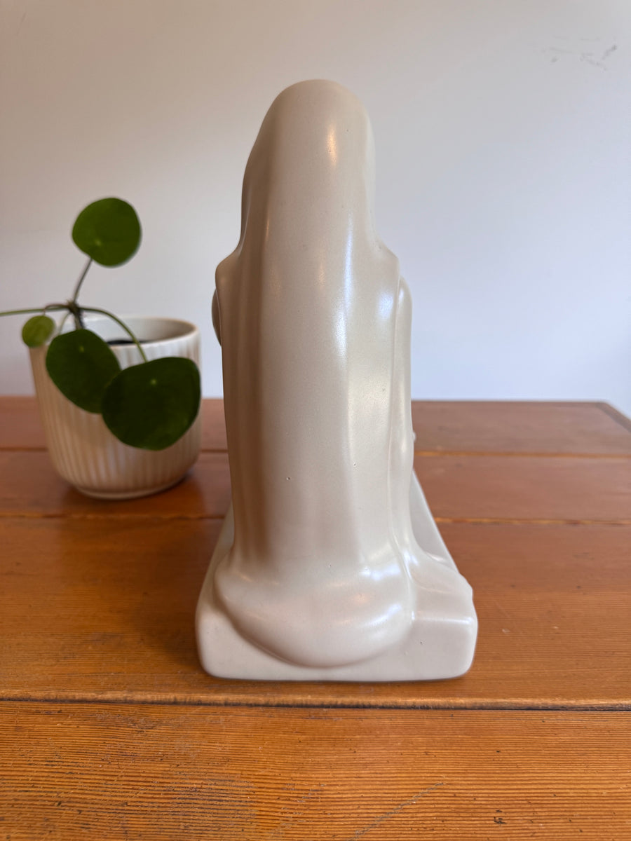 Haeger Ceramic Mom Mother Baby Sculpture Statue Midcentury Vintage