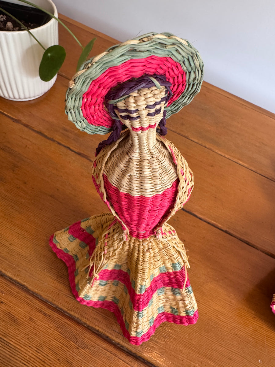 Woven Native Dolls Hand Made Toy