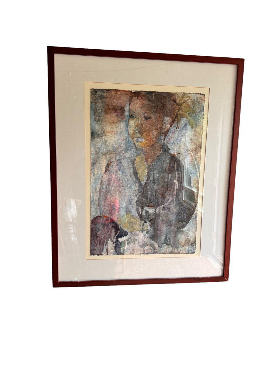 Watercolor Painting Portrait of a Woman - WA Local Artist