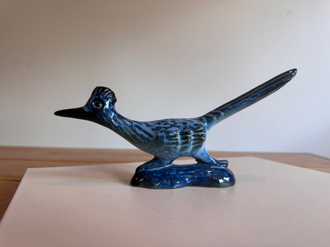 Howard Pierce Ceramic Roadrunner Sculpture