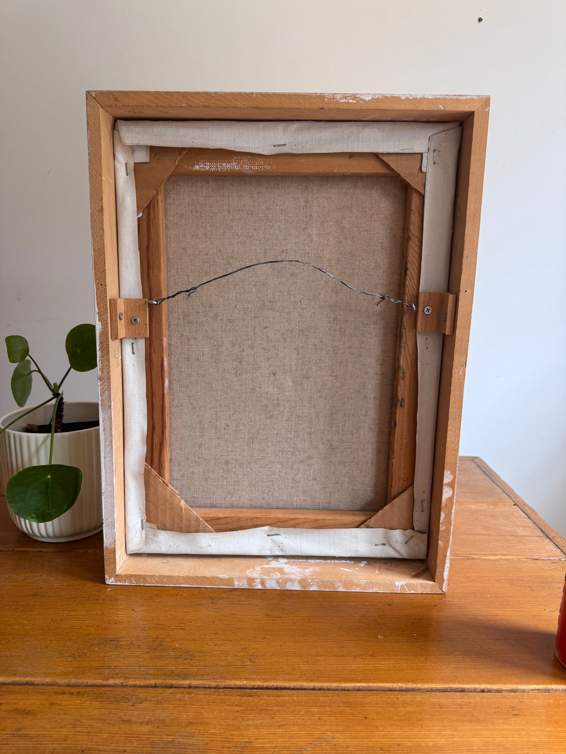Framed Portrait of a Person Original Art Vintage