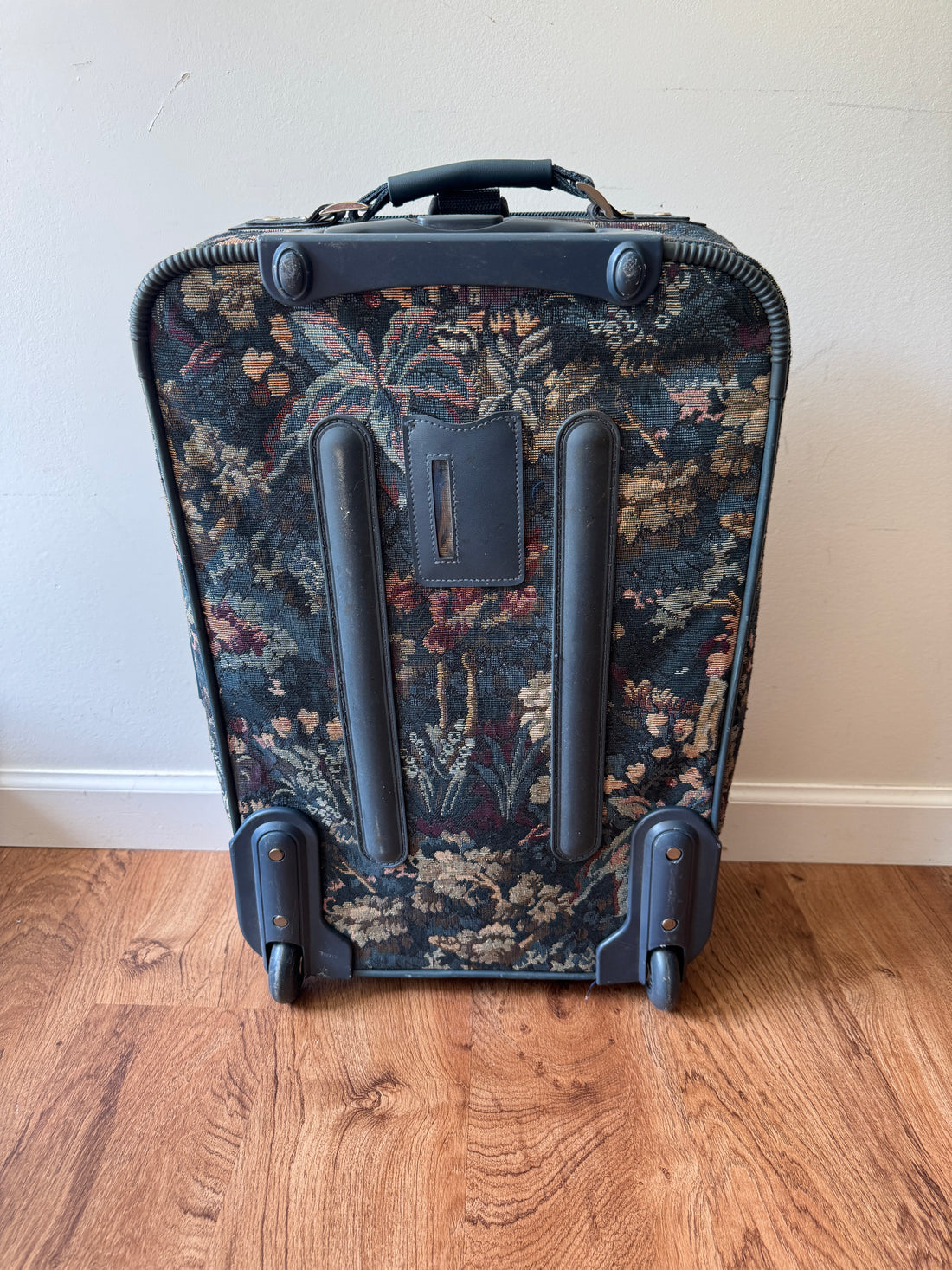Pierre Cardin Floral Travel Carry-On vintage
