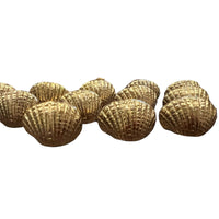 Brass Shell Table Place Holders Set of 12