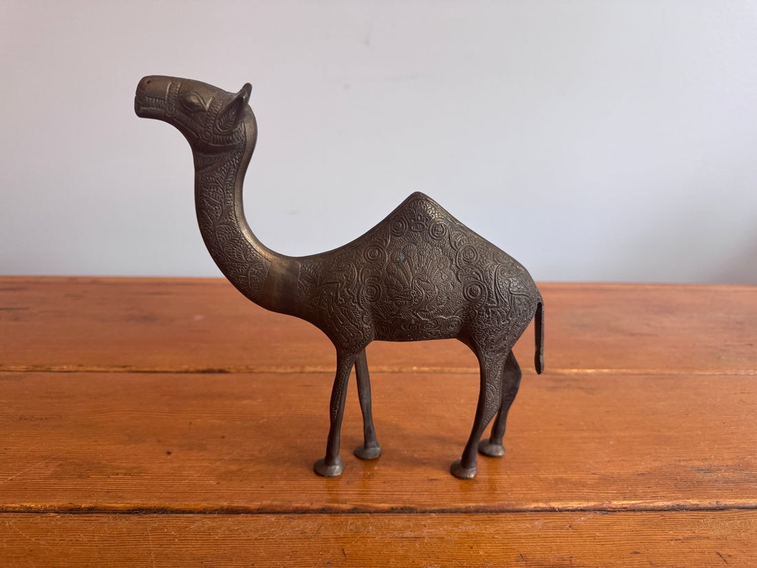 Etched Brass Camel Figures Vintage (Sold Separately)