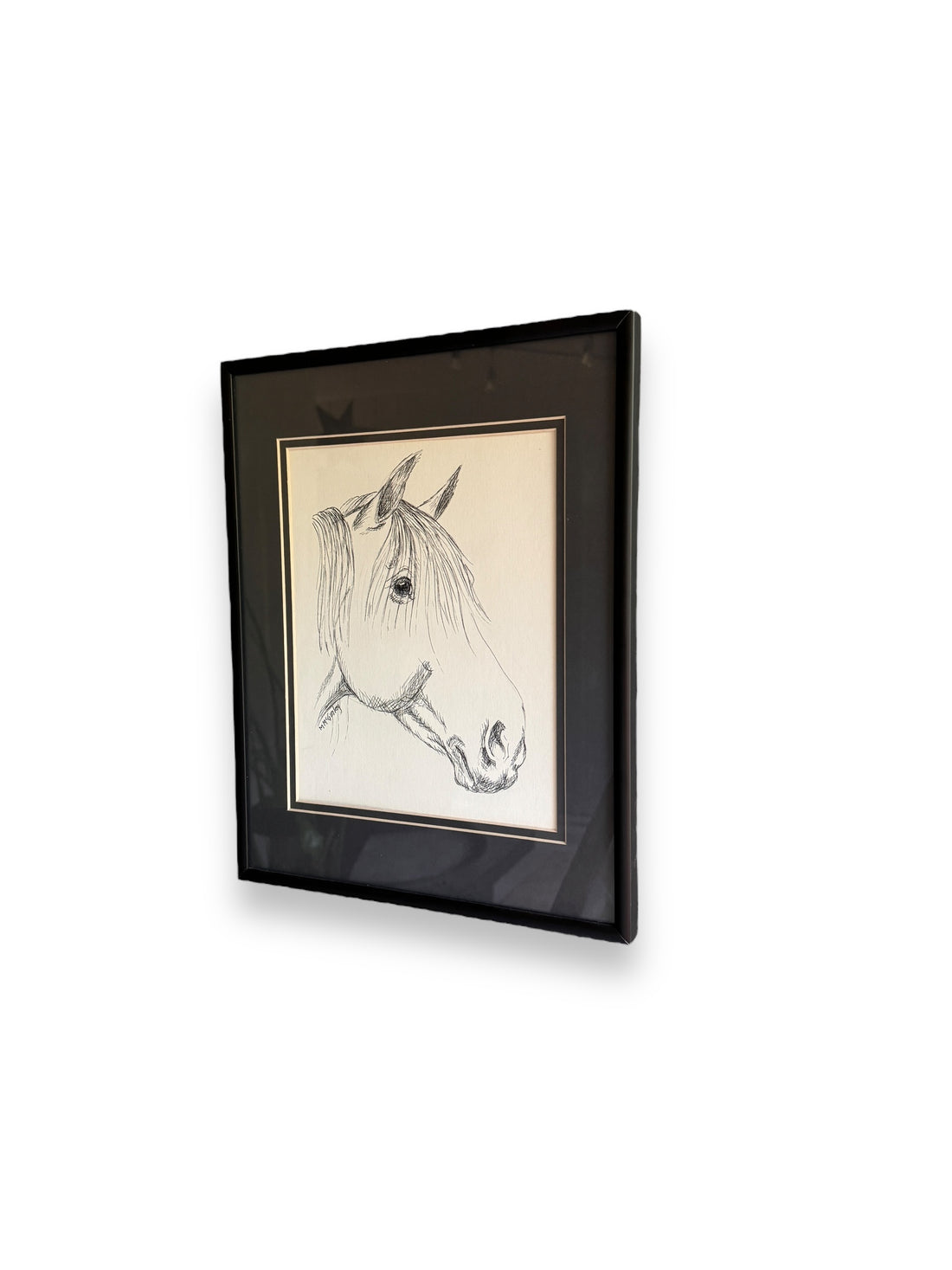 Ink Portrait of a Horse - WA Local Artist