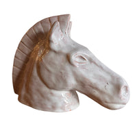 Ceramic Horse Head Sculpture 1938 Studio Pottery Figure