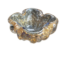 Murano Crystal Glass Ashtray Dish