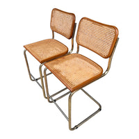 Italian Vintage Marcel Breuer Bar Stools - Made in Italy (set of 2)