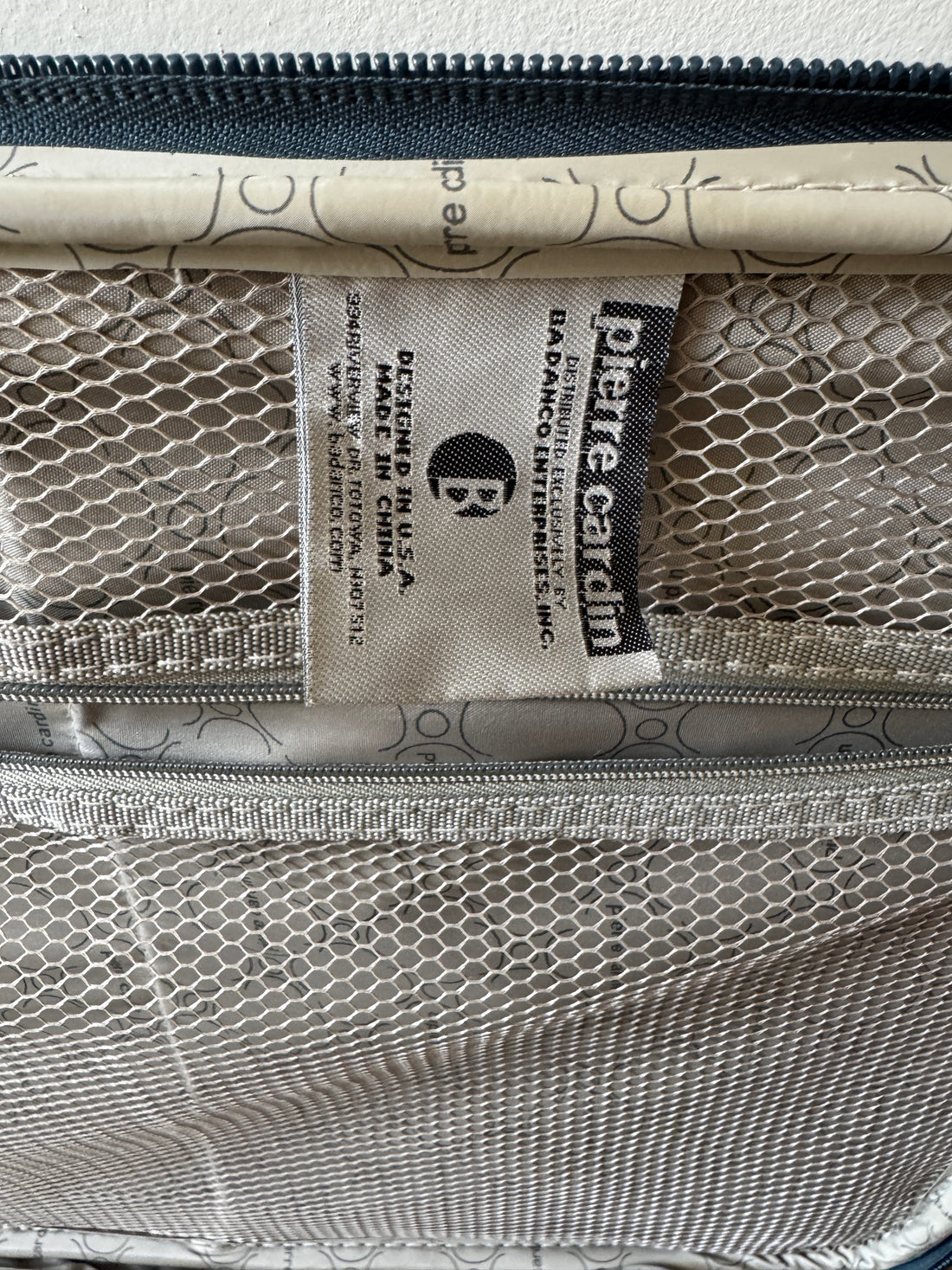 Pierre Cardin Floral Travel Carry-On vintage