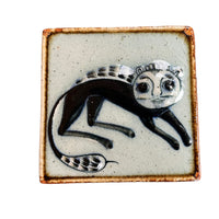 Tonala Ceramic Tile Folklore Cat Wall Art