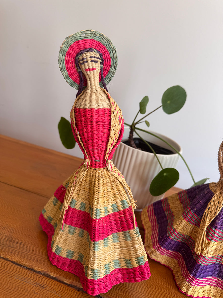 Woven Native Dolls Hand Made Toy