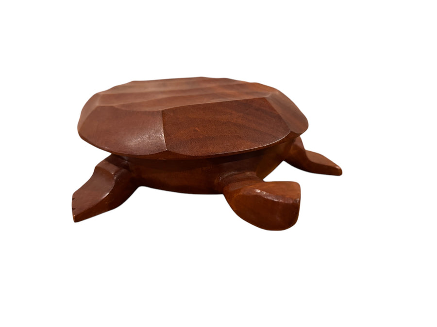 Vintage Wood Turtle Box