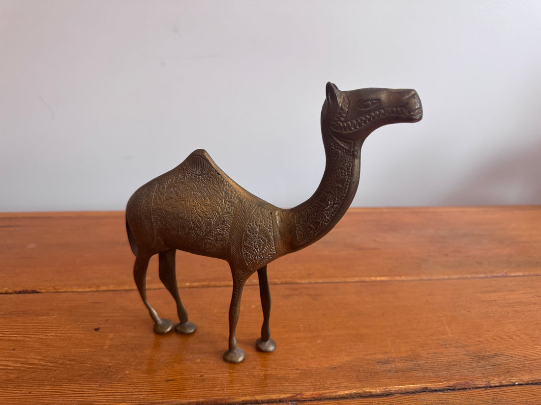 Etched Brass Camel Figures Vintage (Sold Separately)