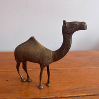 Etched Brass Camel Figures Vintage (Sold Separately)