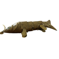 Articulating Brass Fish Vintage