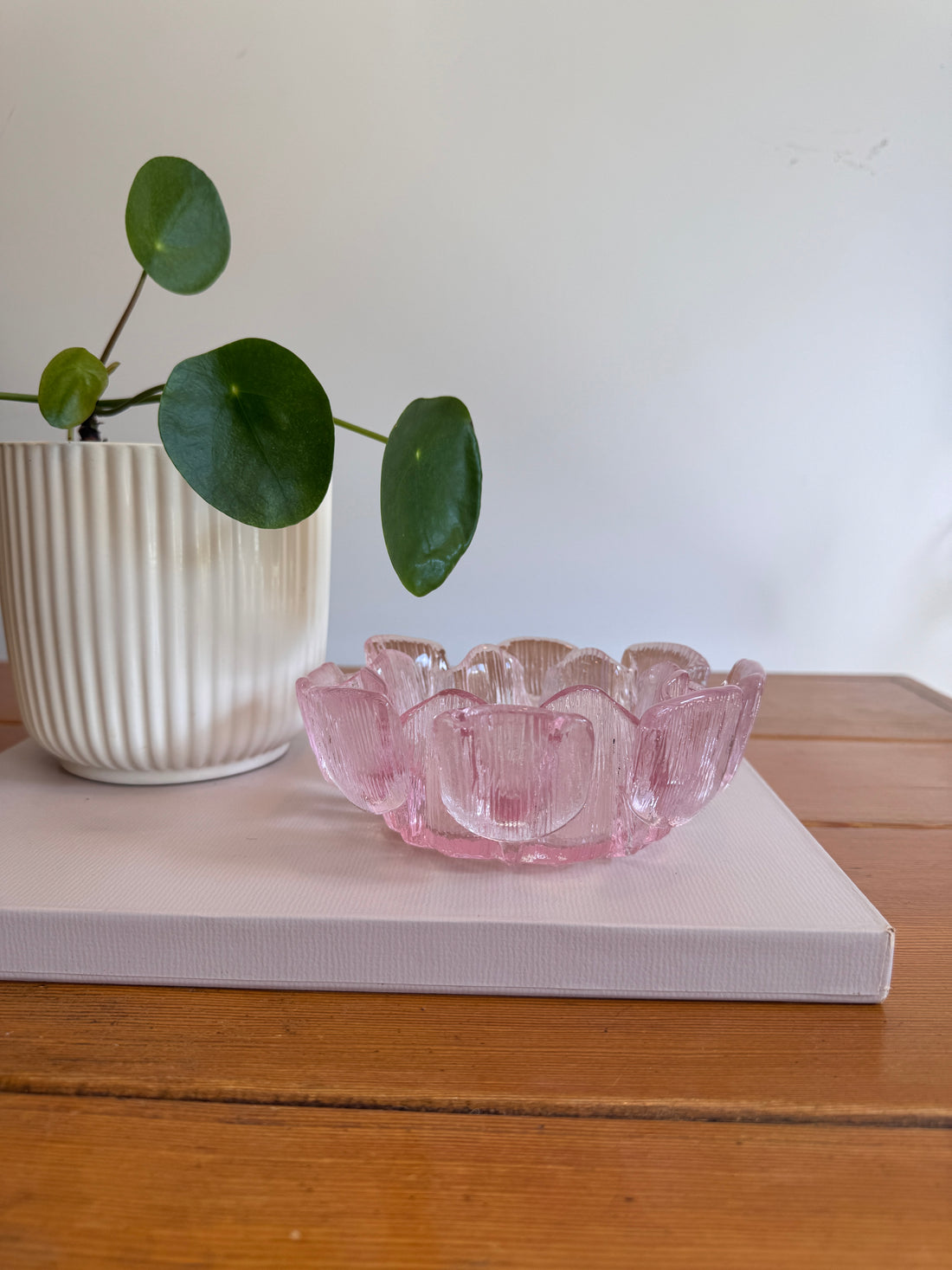 Viking Glass Pink Bowl