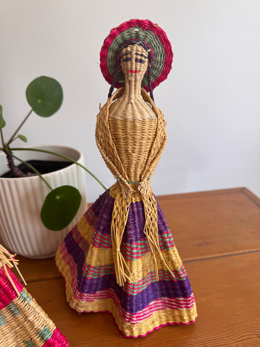 Woven Native Dolls Hand Made Toy