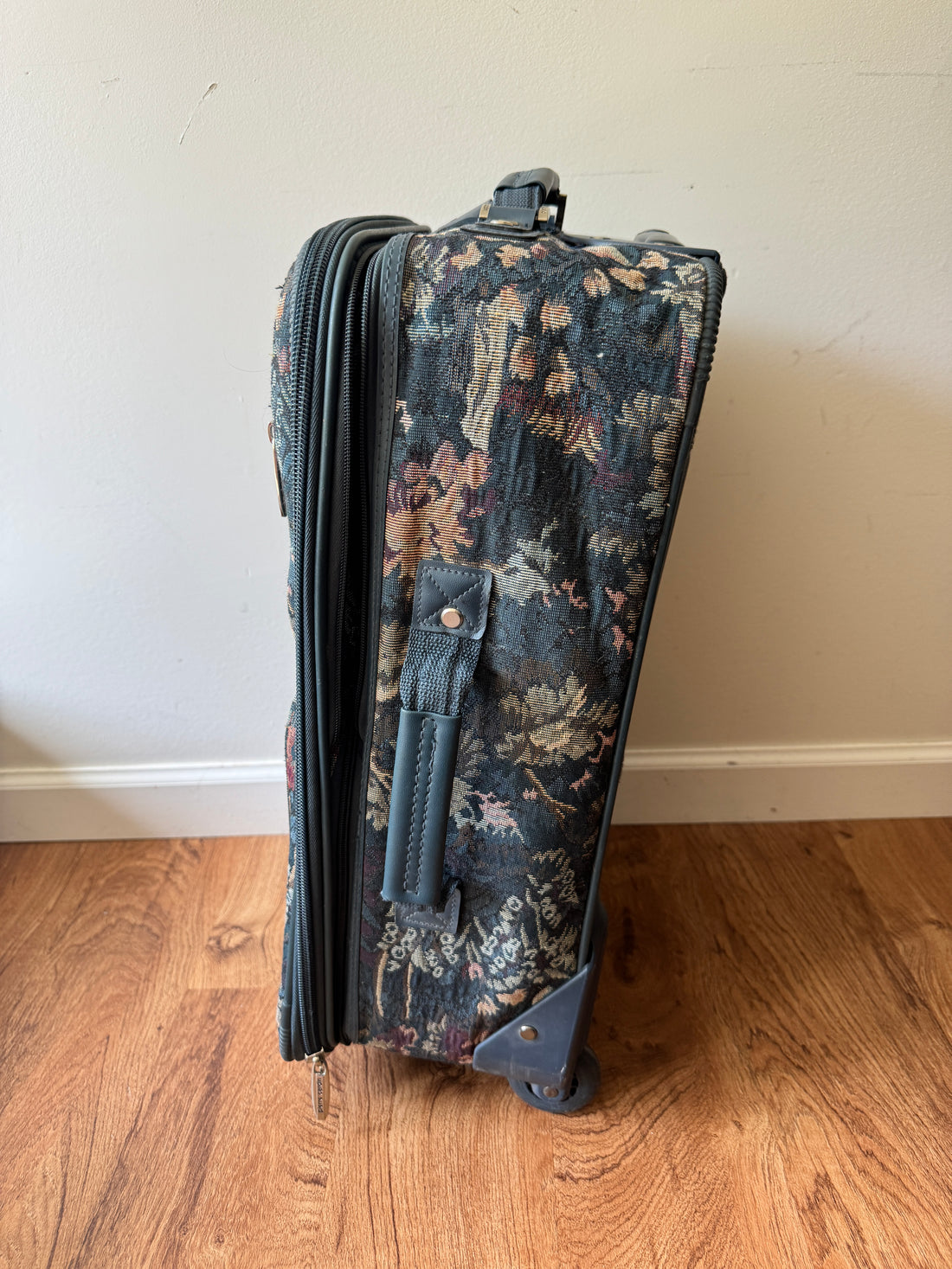 Pierre Cardin Floral Travel Carry-On vintage