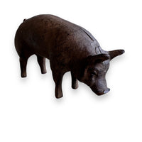 Iron Pig Door Stop