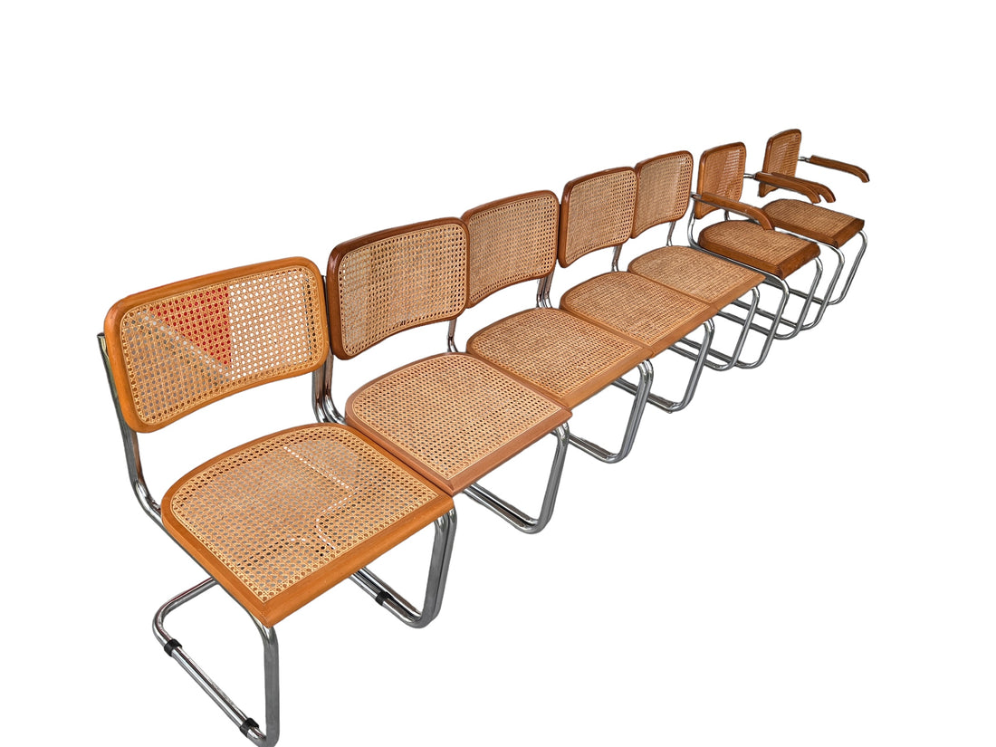 Second Hand Marcel Breuer Style Chairs  -  (SOLD SEPARATELY)