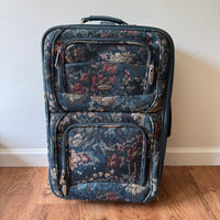 Pierre Cardin Floral Travel Carry-On vintage