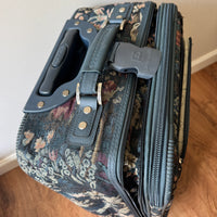 Pierre Cardin Floral Travel Carry-On vintage