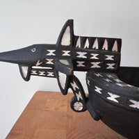 Pearl Inlay Solomon Islands wood bowl art