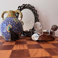Pozniak Ceramic Vase Mirror and Aram Coasters (Sold Separately)