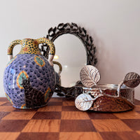 Pozniak Ceramic Vase Mirror and Aram Coasters (Sold Separately)