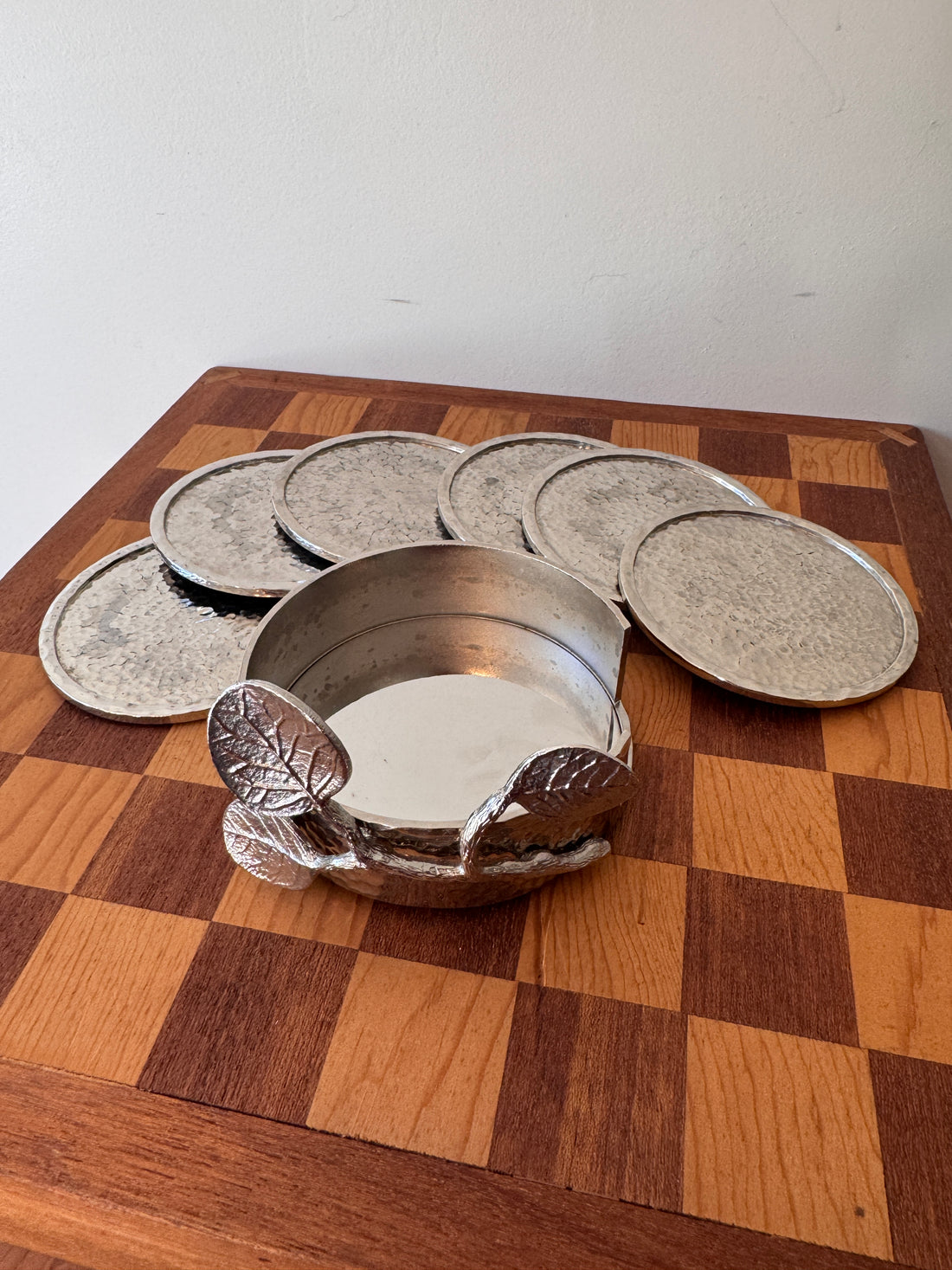 Pozniak Ceramic Vase Mirror and Aram Coasters (Sold Separately)