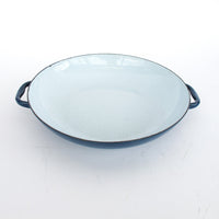 Midcentury Blue Small Danish Ilrenit Skillet