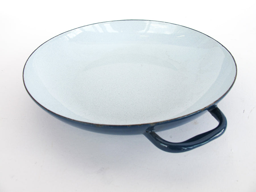 Midcentury Blue Small Danish Ilrenit Skillet