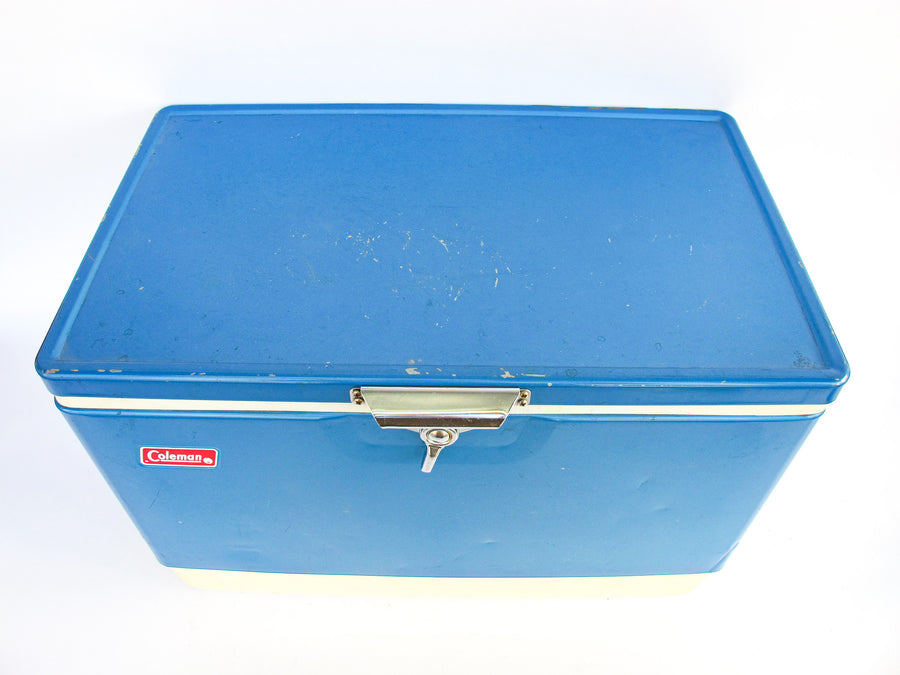 Retro Red and Blue Coleman Cooler (Sold Separately)