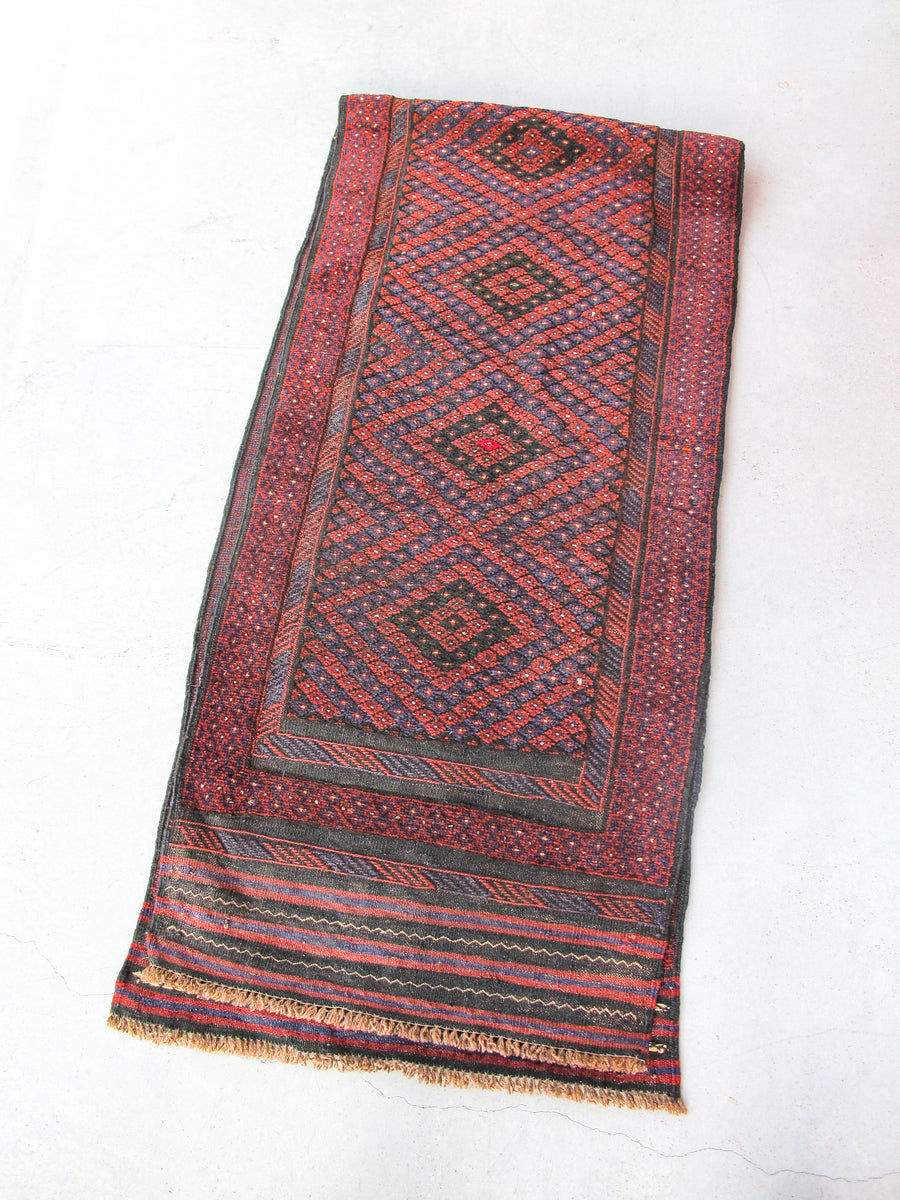 Turkish Vintage Kilim Runner Rug