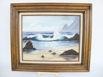 Ocean Landscape Painting Framed Wall Art