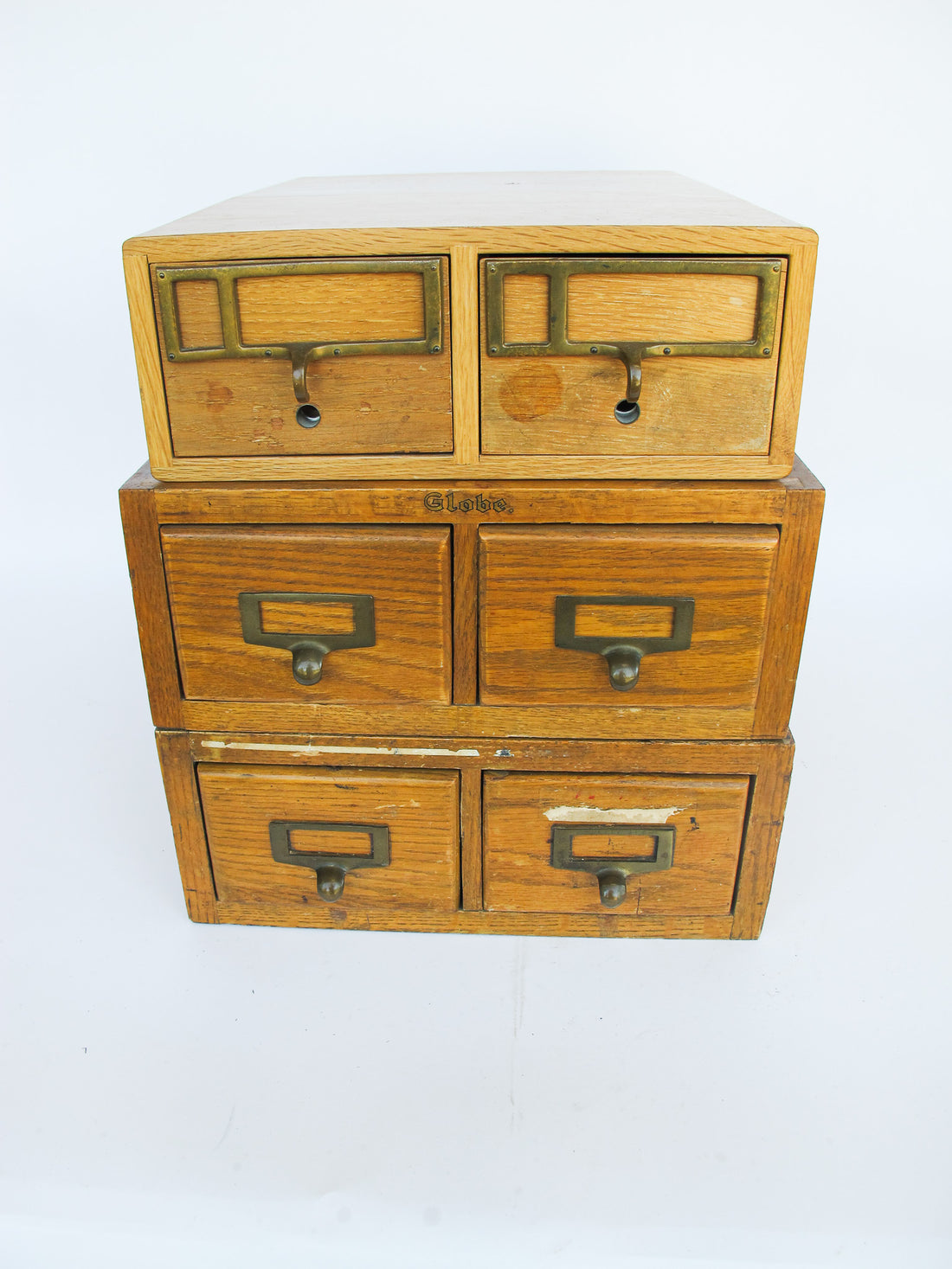Antique Index Cabinet Card Catalogs (Each Sold Separately)