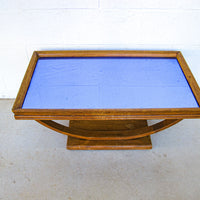 Blue Mirrored Coffee Table