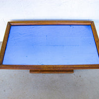 Blue Mirrored Coffee Table