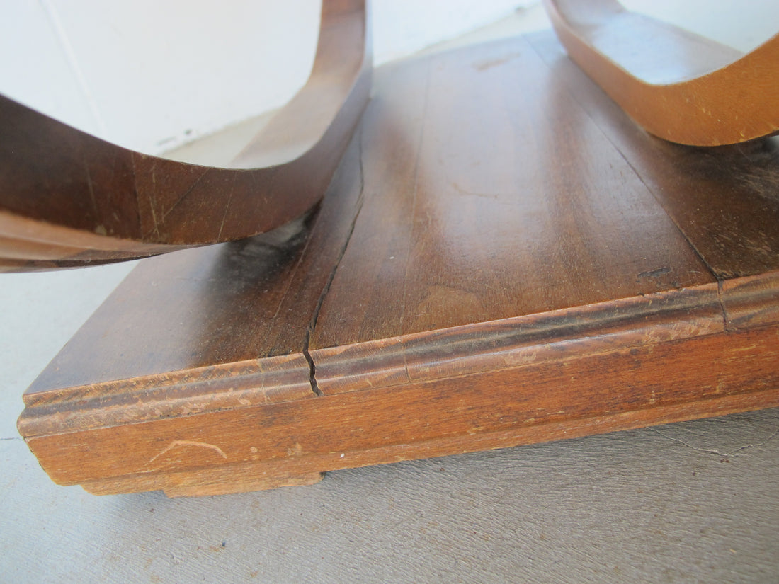 Blue Mirrored Coffee Table