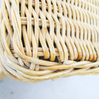 Woven Two-Tier Wicker Rattan Coffee Table