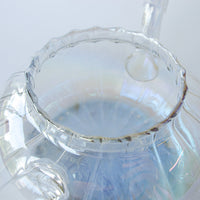 Prismatic Glass Curved Tea Pot