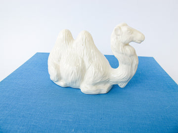 Porcelain White Camel Figure