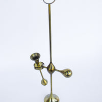 Freddie Anderson Brass Candlestick Holder