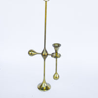 Freddie Anderson Brass Candlestick Holder