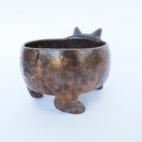 Sculpted Clay Studio Pottery Pig Dish