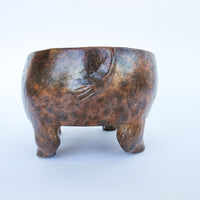 Sculpted Clay Studio Pottery Pig Dish