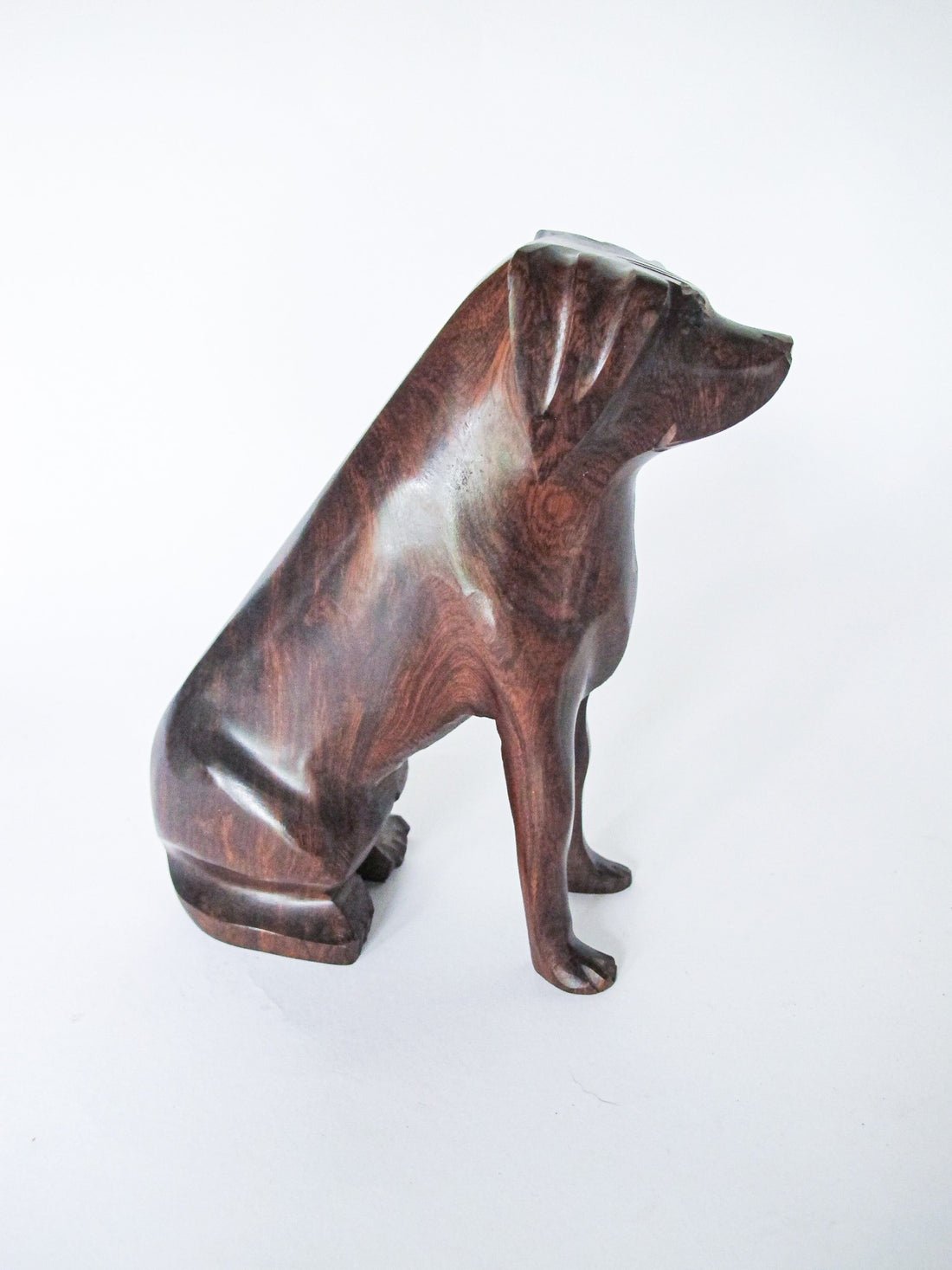 Ironwood Dog Sculpture