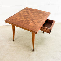 Midcentury Chess Board Table Hand Made